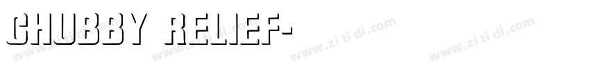 Chubby Relief字体转换